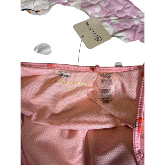 LoveShackFancy Pink Floral Active Romper – Size M - Picture 6 of 6